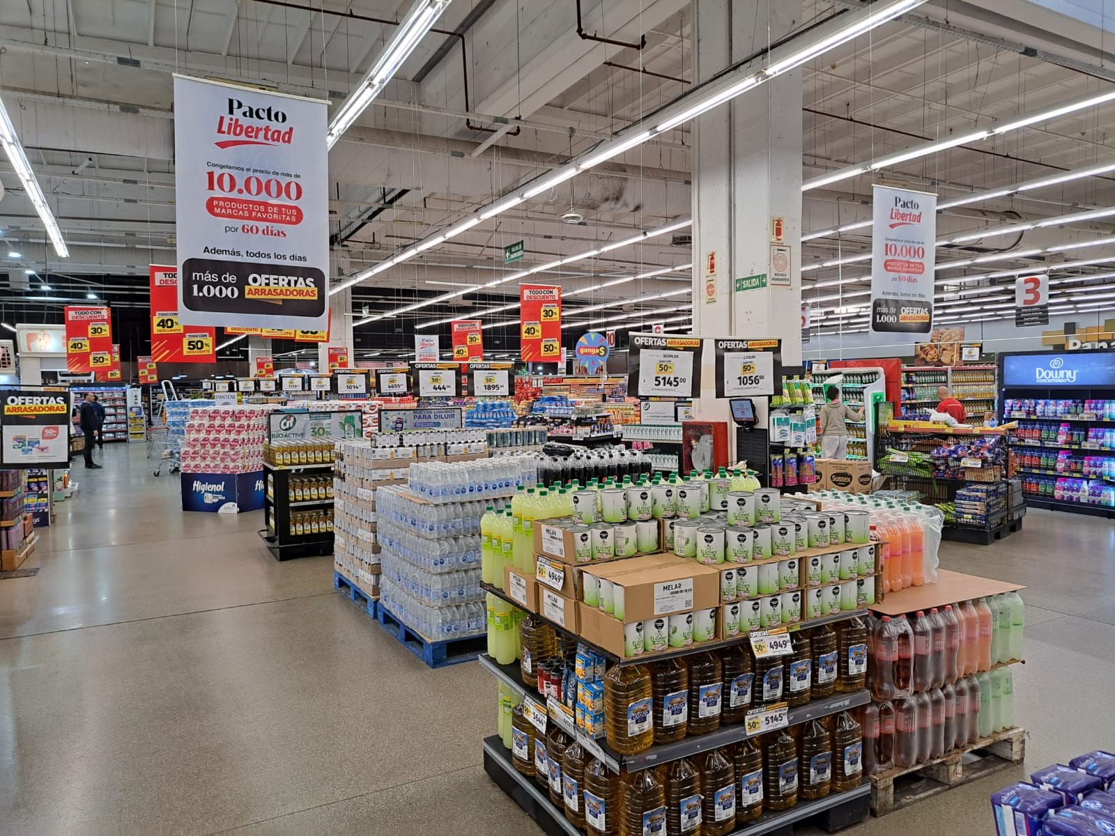 Grupo Libertad congela precios durante 60 días en todos sus hipermercados