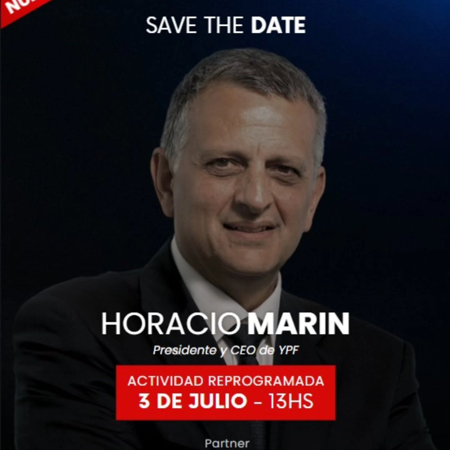 Horacio Marín, CEO y presidente de YPF, disertará en la Bolsa de Comercio de Córdoba, el 3 de julio