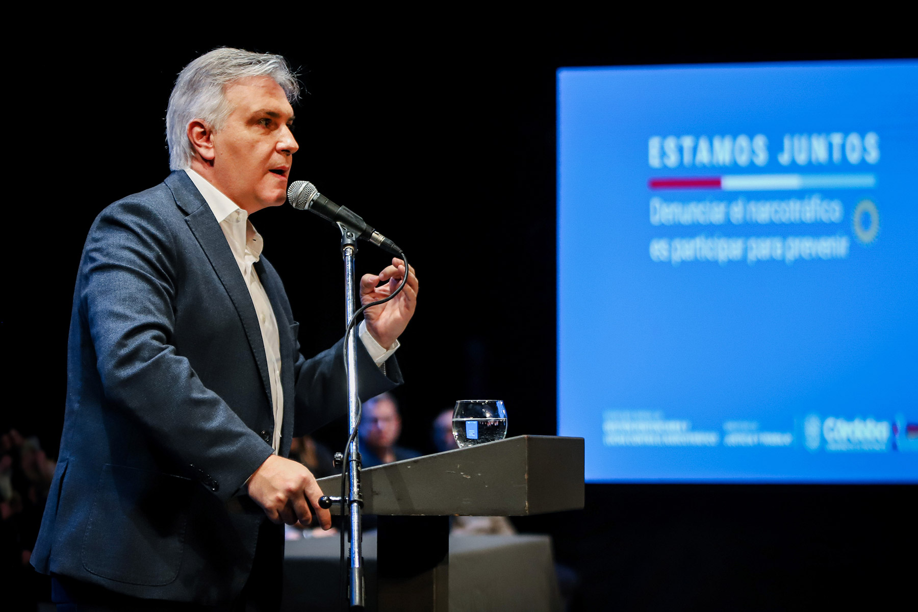 Llaryora presentó “Estamos Juntos”, el nuevo plan integral contra el narcomenudeo en Córdoba